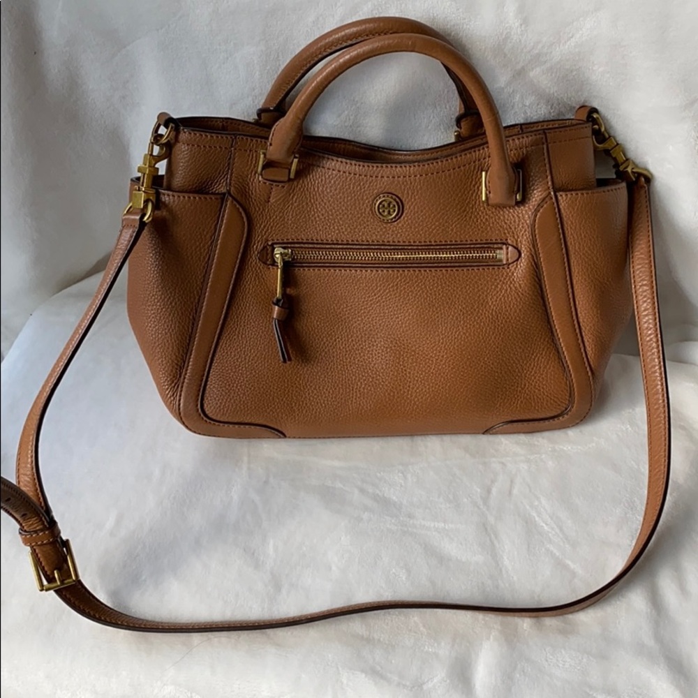 Tory Burch Frances Small Satchel - Bark